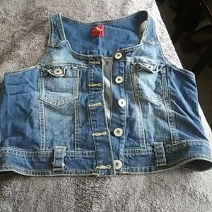 Denim!!!! Short vest